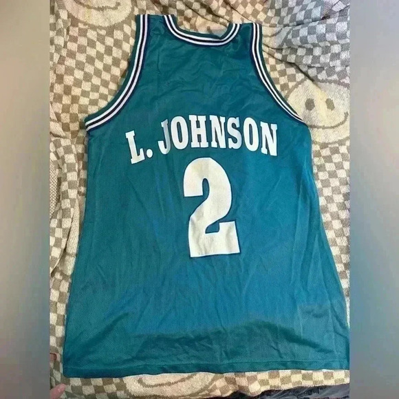 Vintage Larry Johnson champion jersey size 40 - Picture 2 of 3